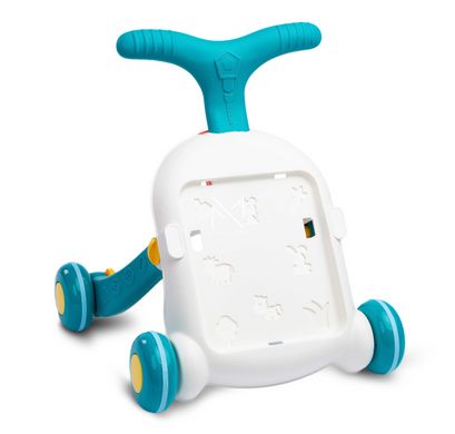 Ходунки-каталка игровой развивающий столик 2 в 1 Caretero Spark Turquoise