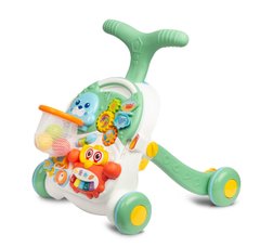 Ходунки-каталка игровой развивающий столик 2 в 1 Caretero Spark Green