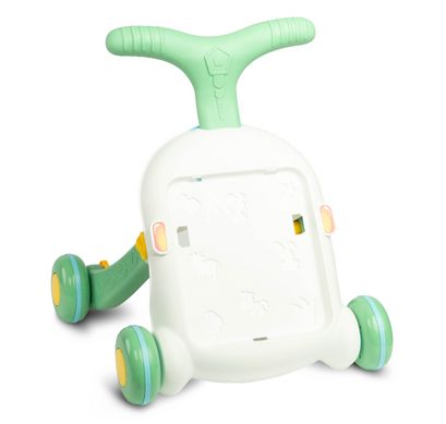 Ходунки-каталка ігровий розвиваючий столик  2 в 1 Caretero Spark Green