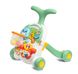 Ходунки-каталка игровой развивающий столик 2 в 1 Caretero Spark Green