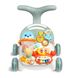 Ходунки-каталка игровой развивающий столик 2 в 1 Caretero Spark Grey