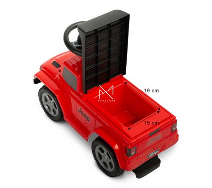 Машинка для катання квадроцикл Caretero (Toyz) Jeep Rubicon  Red