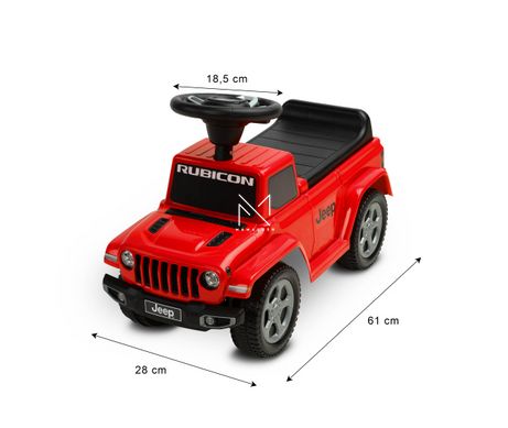 Машинка для катання квадроцикл Caretero (Toyz) Jeep Rubicon  Red