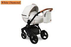 Преміальна коляска 3 в 1 Verdi Futuro 06 White Diamond