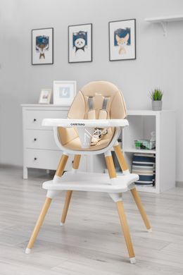 Стільчик для годування Caretero Tuva Beige