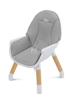 Стільчик для годування Caretero Tuva Grey