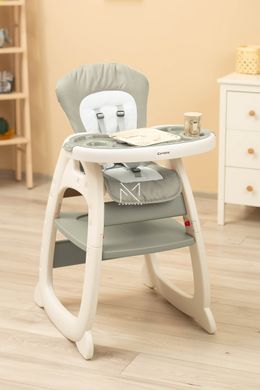 Стільчик для годування Caretero Homee Grey