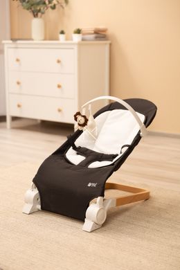 Дитяче крісло шезлонг Caretero Pine Black