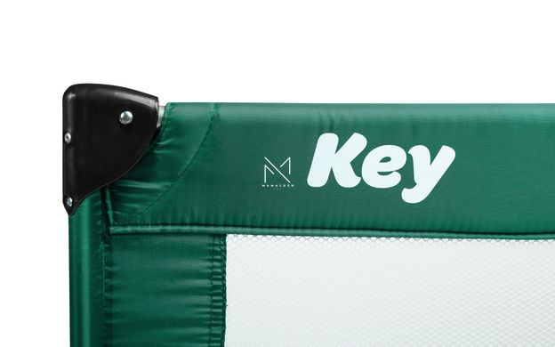 Детская кровать манеж Caretero Key Dark Green