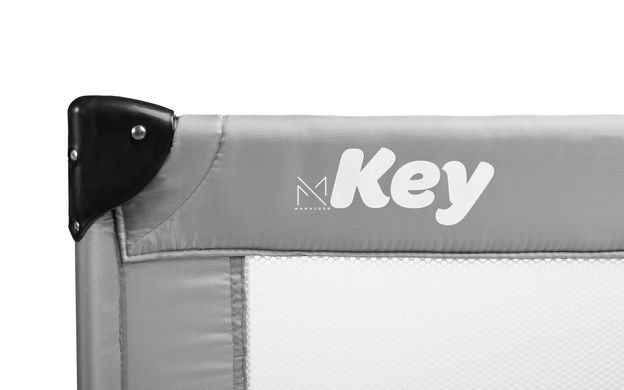 Дитяче ліжко манеж Caretero Key Grey