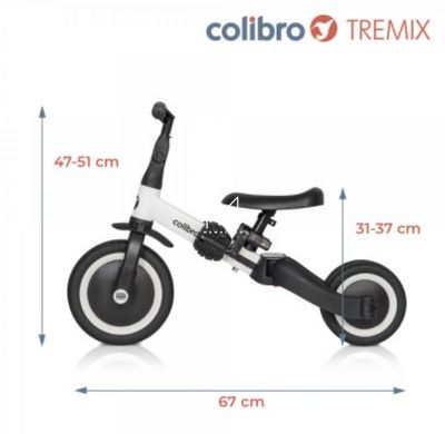 Велосипед Colibro TREMIX 4в1 CT-42-01, Banana, жовтий