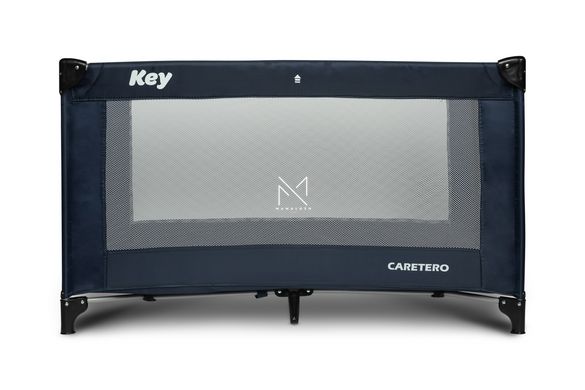 Дитяче ліжко манеж Caretero Key Navy