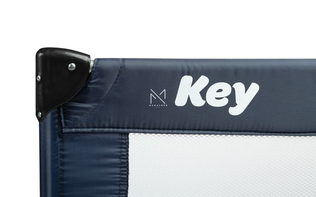 Детская кровать манеж Caretero Key Navy