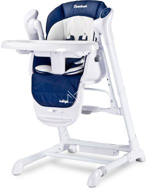 Стульчик для кормления + качель 2 в 1 Caretero Indigo Light Grey