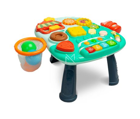 Каталка-ходунки многофункциональный столик 5 в 1 TOYZ Turquoise