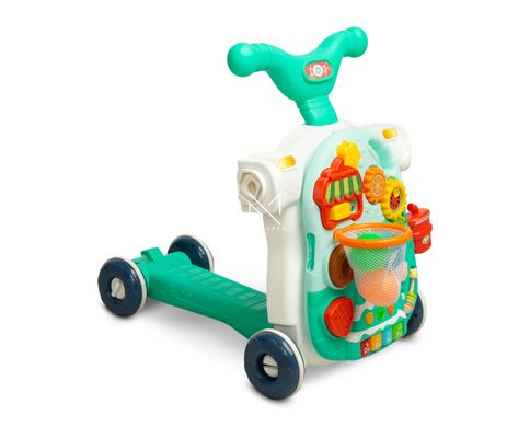 Каталка-ходунки багатофункціональний столик 5 в 1 TOYZ Turquoise